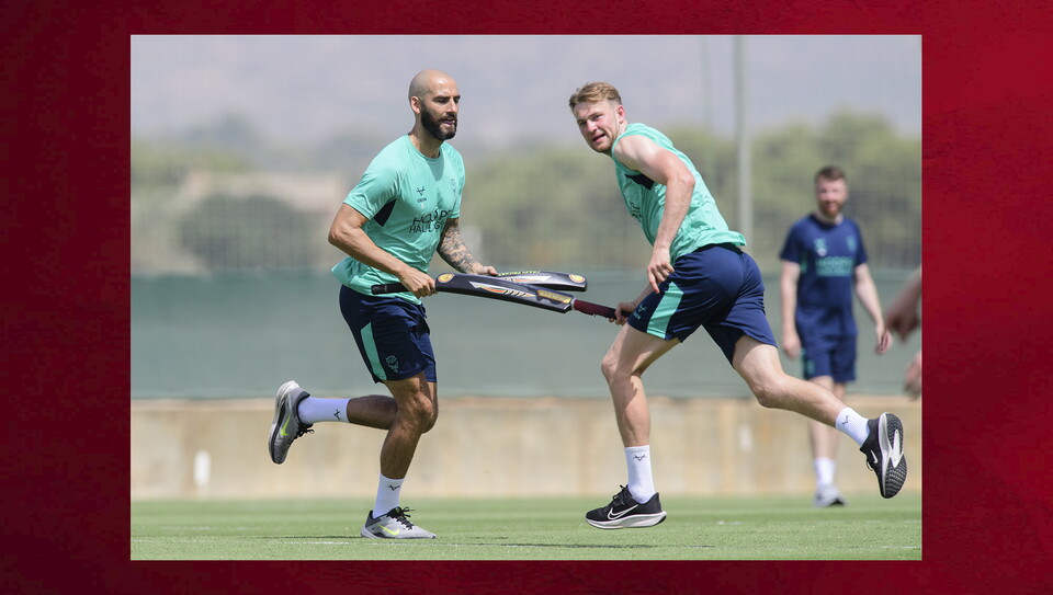 Lincoln City during a training session as part of the 2026/27 warm weather training camp at Hotel Hilton La Torre, Murcia, Spain.