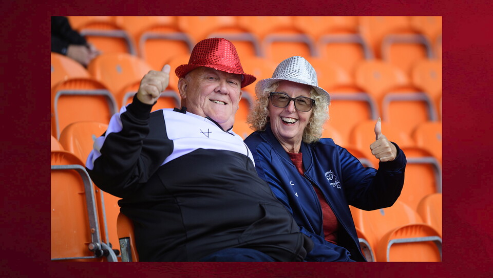 A fans photo from City's away win at Blackpool