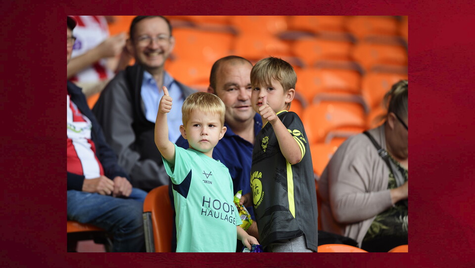 A fans photo from City's away win at Blackpool