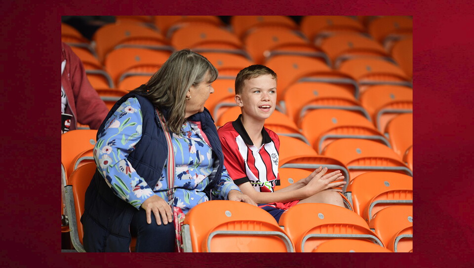 A fans photo from City's away win at Blackpool