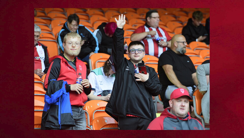 A fans photo from City's away win at Blackpool