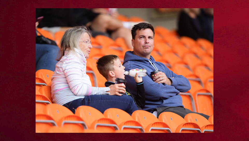 A fans photo from City's away win at Blackpool