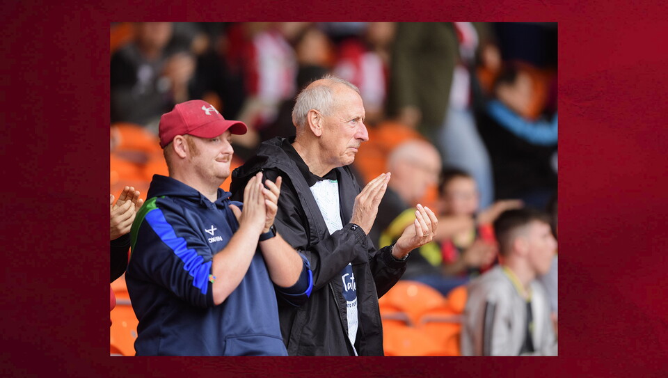 A fans photo from City's away win at Blackpool