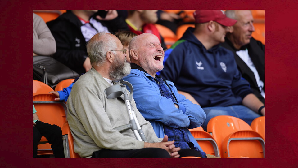 A fans photo from City's away win at Blackpool