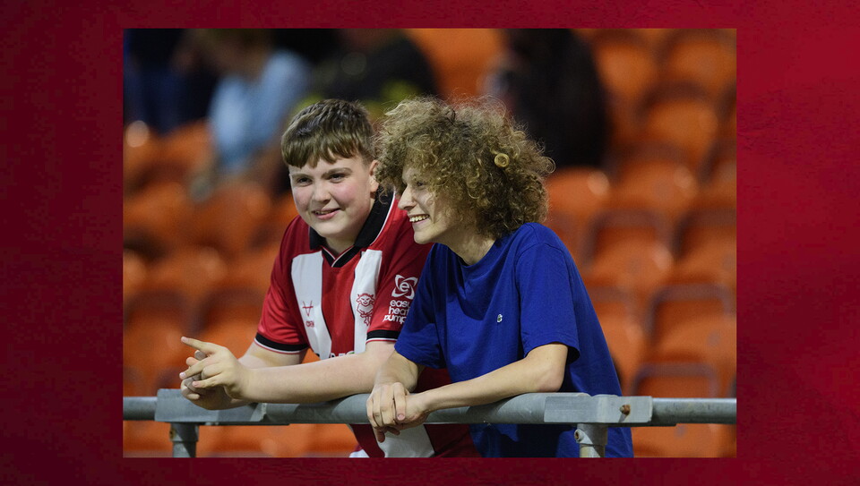 A fans photo from City's away win at Blackpool