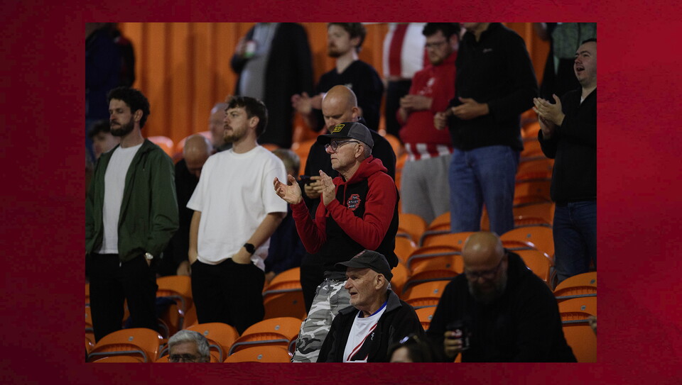 A fans photo from City's away win at Blackpool