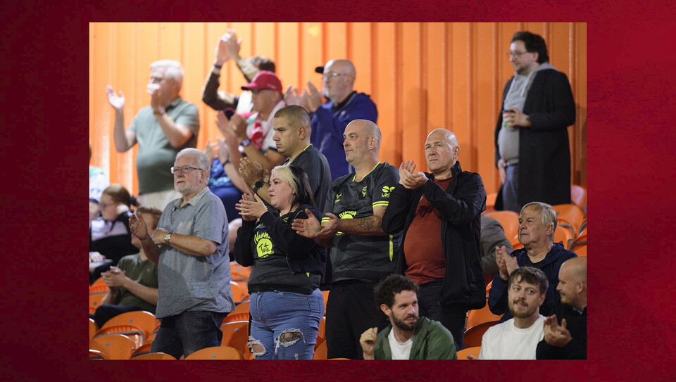A fans photo from City's away win at Blackpool