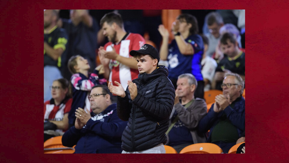 A fans photo from City's away win at Blackpool