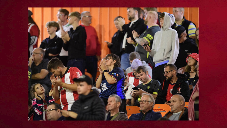 A fans photo from City's away win at Blackpool
