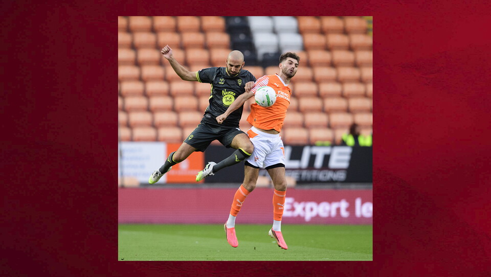 A match photo from City's win at Blackpool