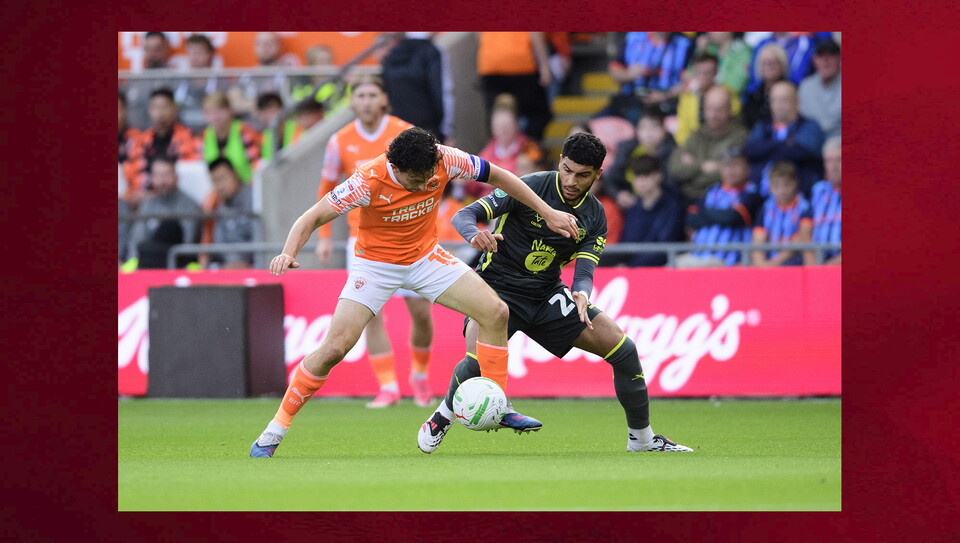 A match photo from City's win at Blackpool