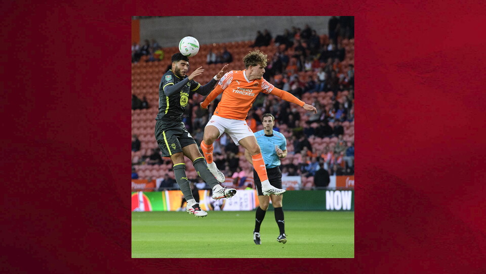 A match photo from City's win at Blackpool