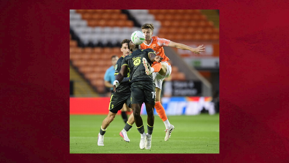 A match photo from City's win at Blackpool