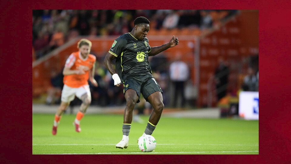 A match photo from City's win at Blackpool