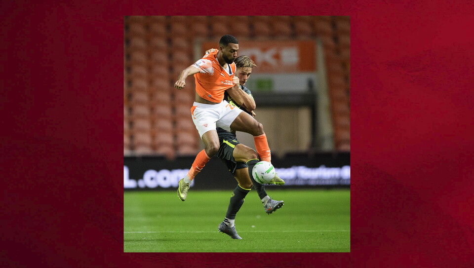 A match photo from City's win at Blackpool