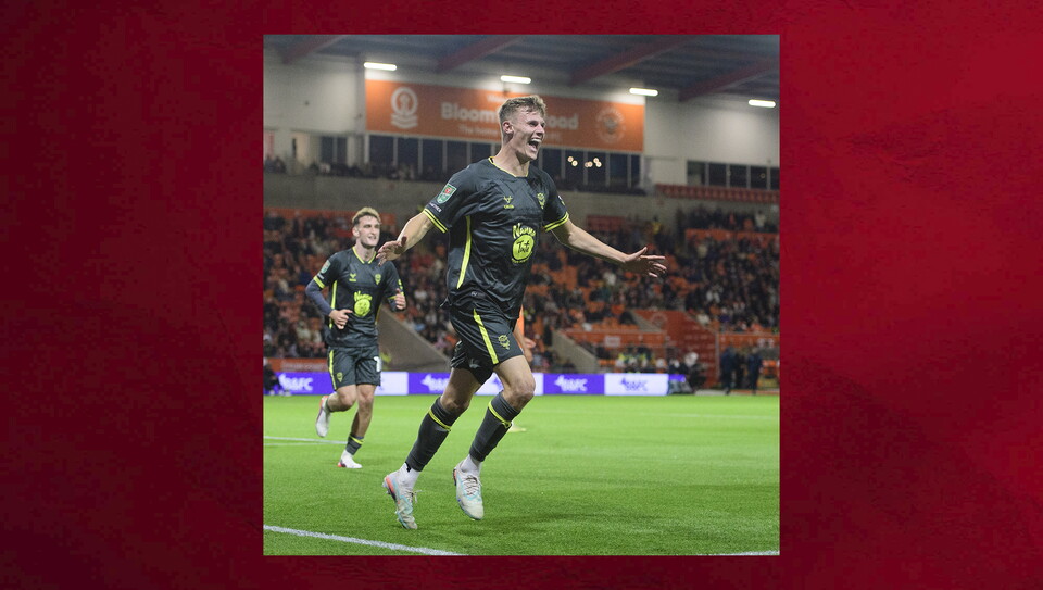 A match photo from City's win at Blackpool