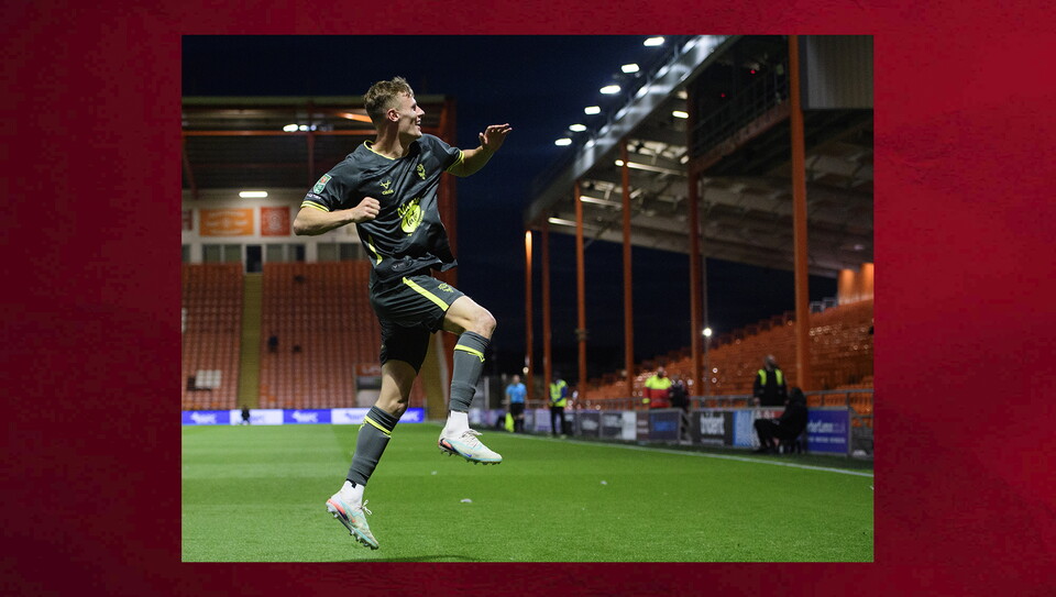A match photo from City's win at Blackpool
