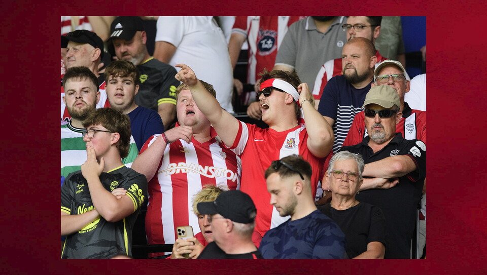 A fans photo from City’s 2-1 away win at Derby County in the Carabao Cup first round.
