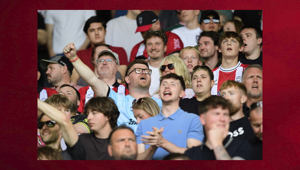 A fans photo from City’s 2-1 away win at Derby County in the Carabao Cup first round.