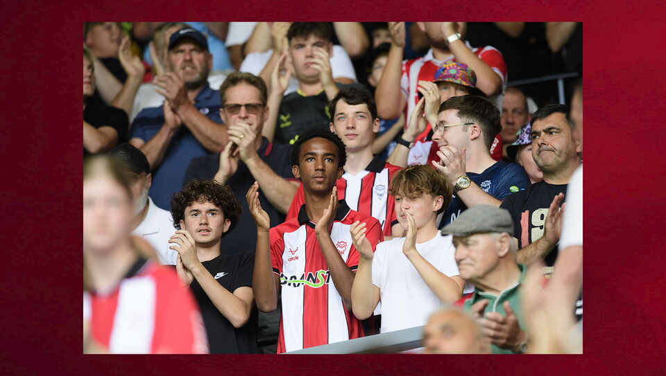 A fans photo from City’s 2-1 away win at Derby County in the Carabao Cup first round.
