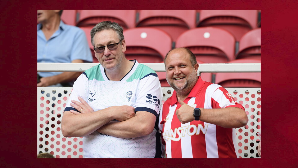 Lincoln City fans in the crowd