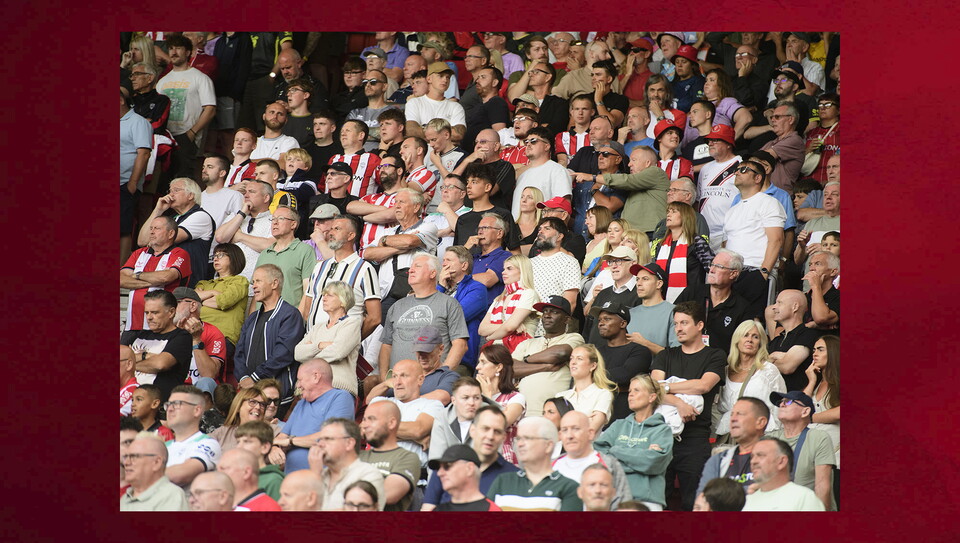 Lincoln City fans in the crowd