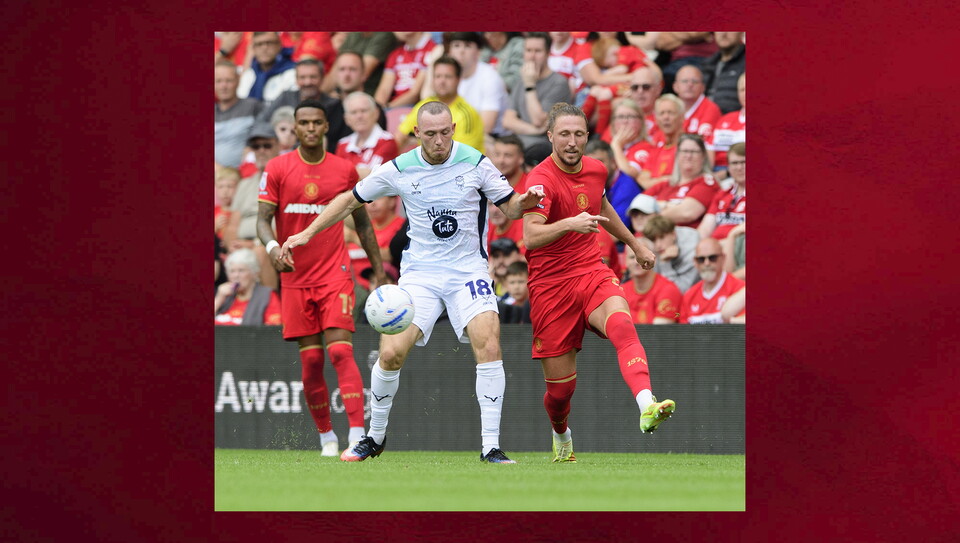 Action from Lincoln City v Middlesbrough