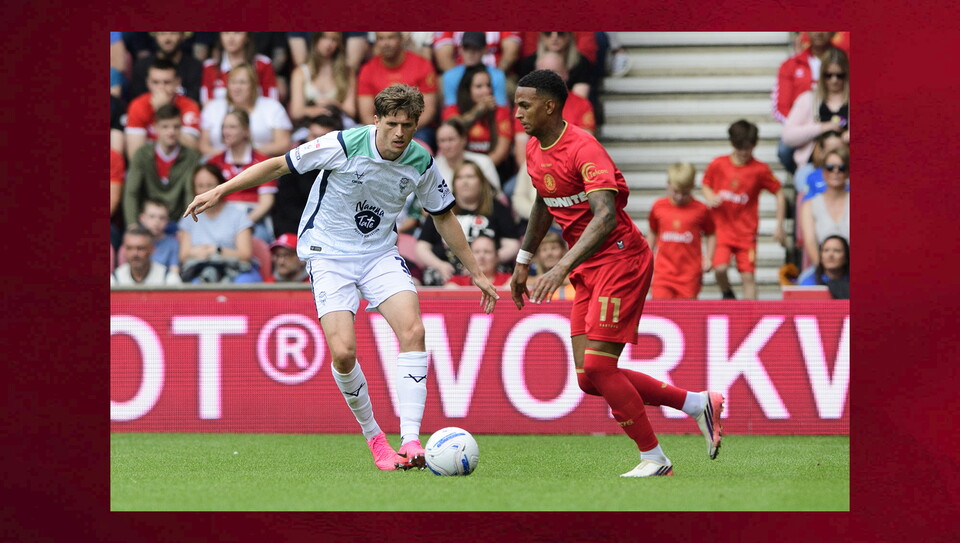 Action from Lincoln City v Middlesbrough