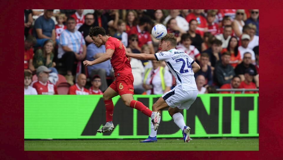 Action from Lincoln City v Middlesbrough