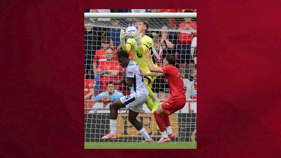 Action from Lincoln City v Middlesbrough