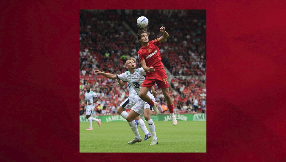 Action from Lincoln City v Middlesbrough