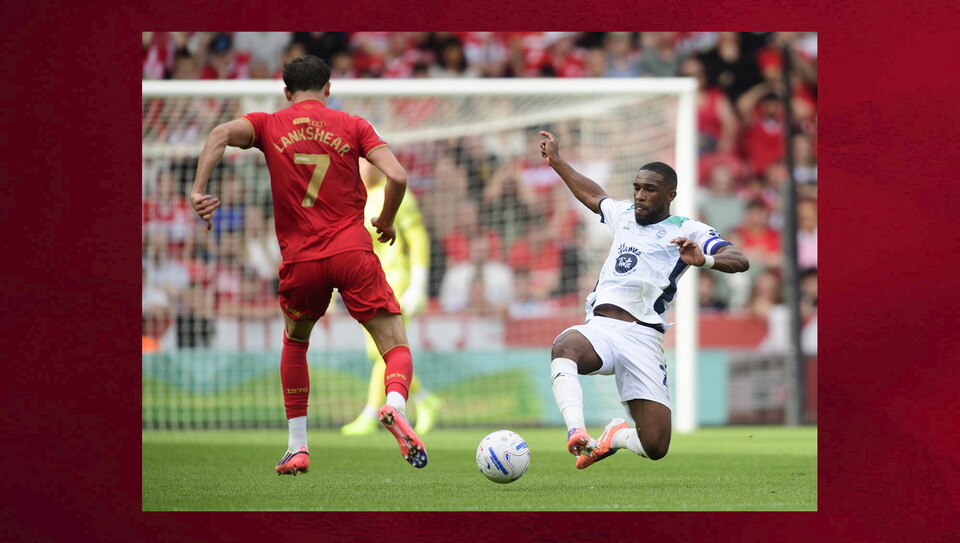 Action from Lincoln City v Middlesbrough