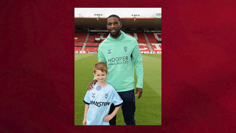 A matchday experience photo from Lincoln City's home game against Portsmouth