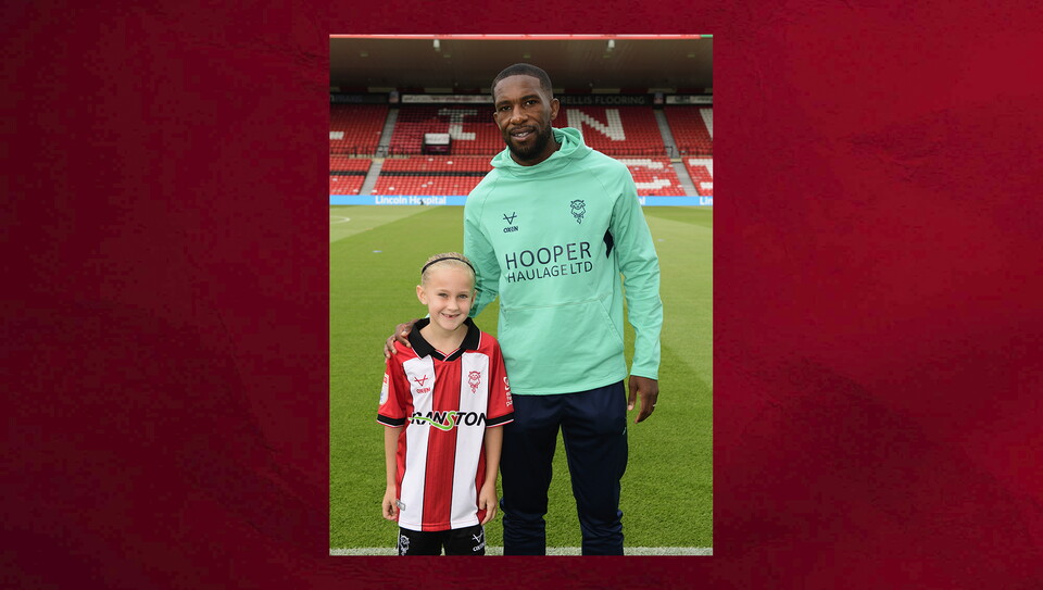 A matchday experience photo from Lincoln City's home game against Portsmouth