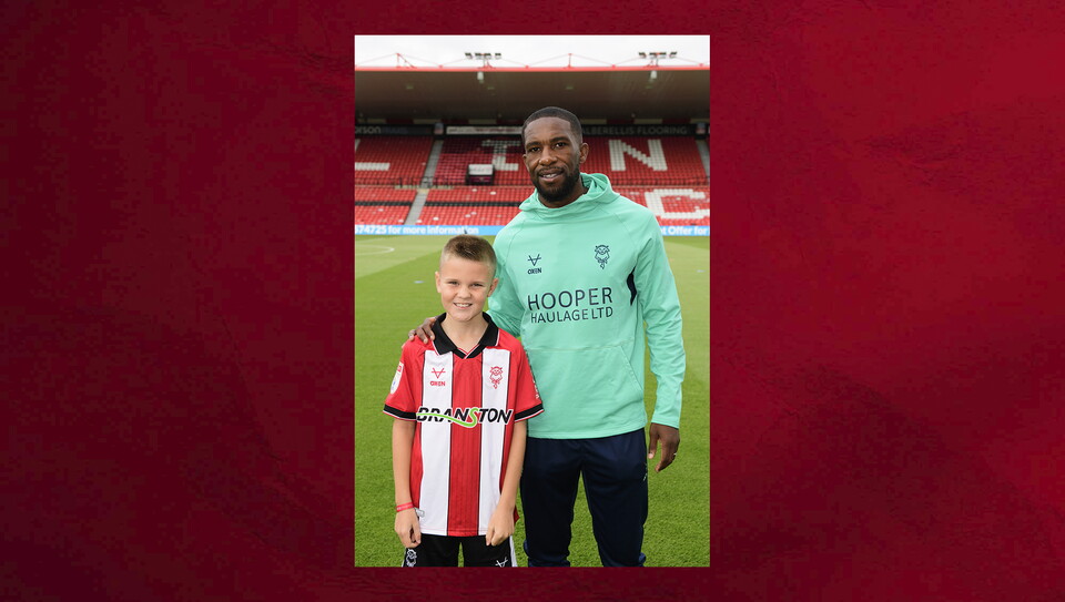A matchday experience photo from Lincoln City's home game against Portsmouth