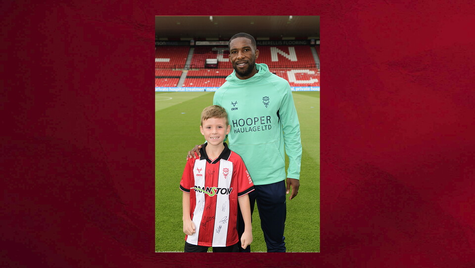 A matchday experience photo from Lincoln City's home game against Portsmouth