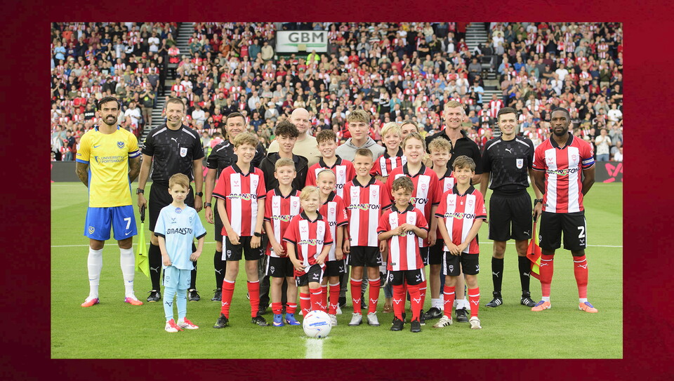A matchday experience photo from Lincoln City's home game against Portsmouth