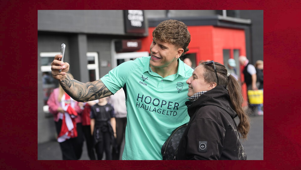 A fans photo from City's home game against Portsmouth