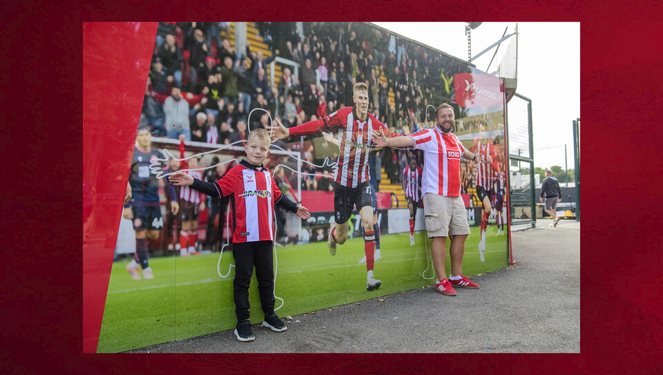 A fans photo from City's home game against Portsmouth