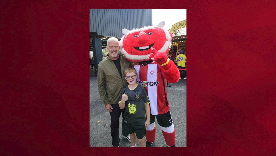 A fans photo from City's home game against Portsmouth