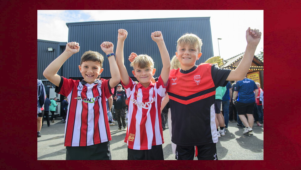 A fans photo from City's home game against Portsmouth