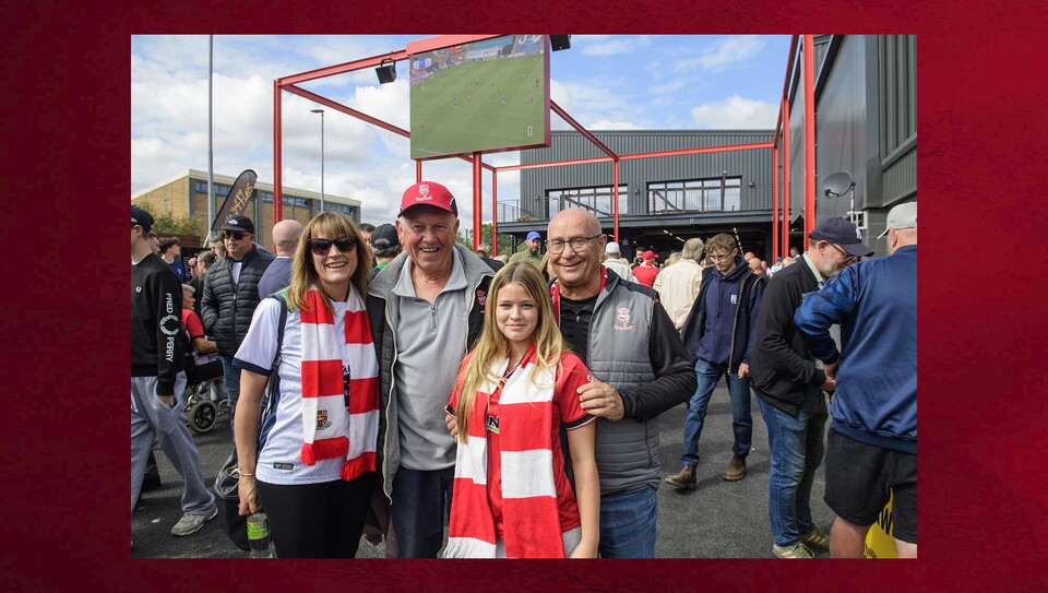 A fans photo from City's home game against Portsmouth