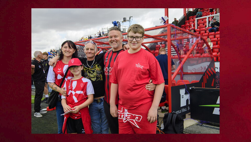 A fans photo from City's home game against Portsmouth