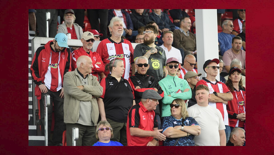 A fans photo from City's home game against Portsmouth