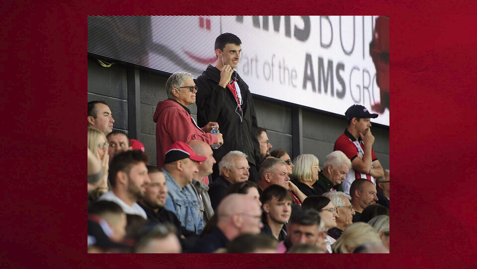 A fans photo from City's home game against Portsmouth