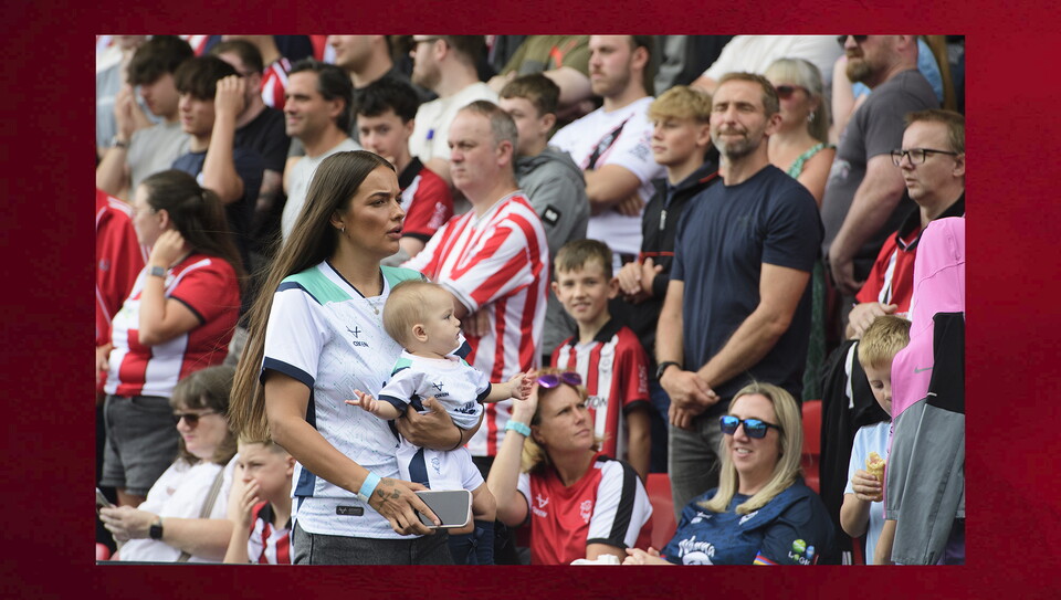 A fans photo from City's home game against Portsmouth
