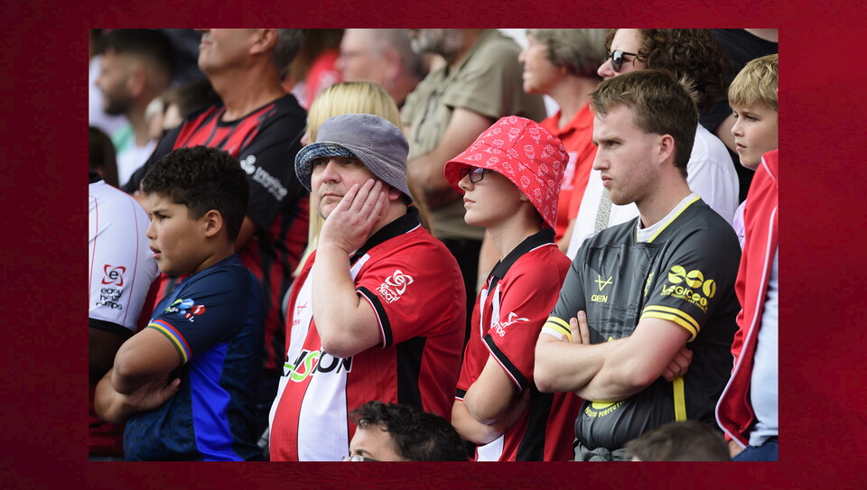 A fans photo from City's home game against Portsmouth