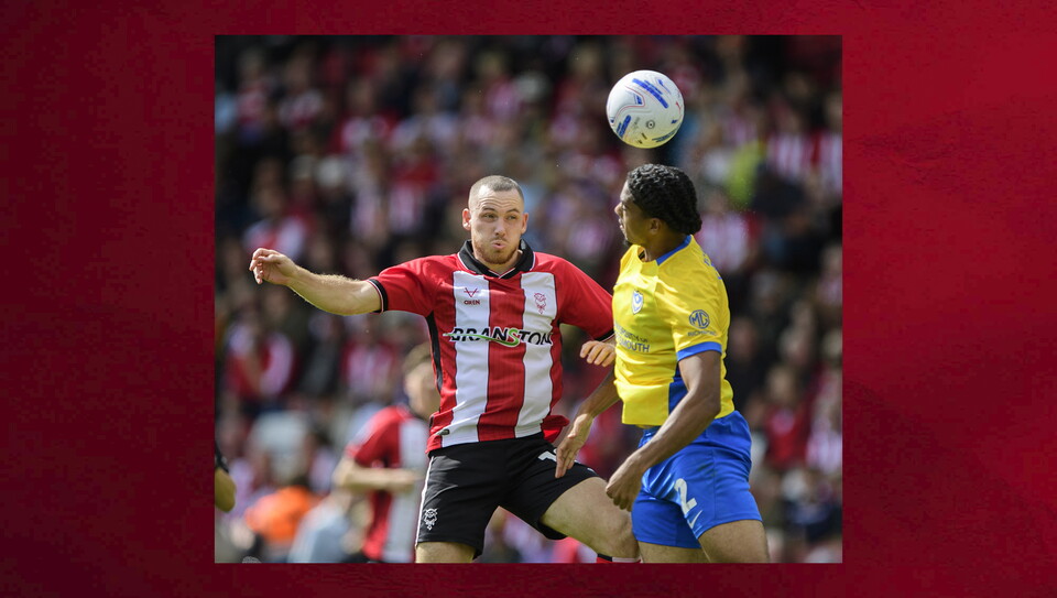 A match photo from City's home game against Portsmouth