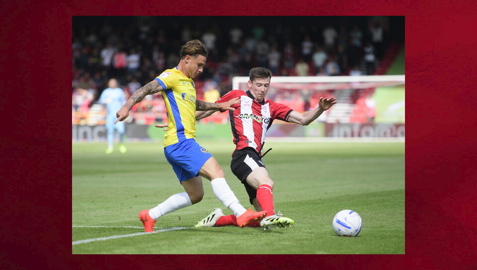 A match photo from City's home game against Portsmouth