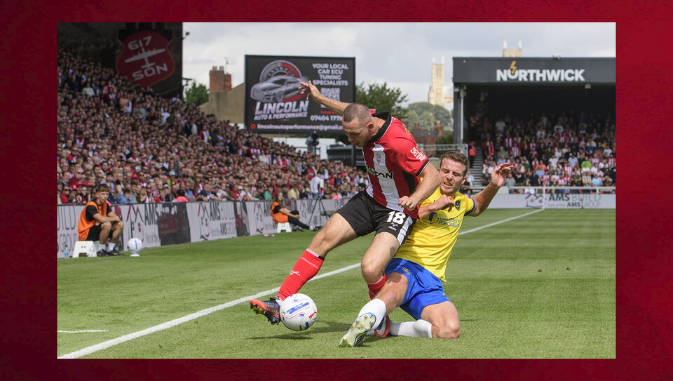 A match photo from City's home game against Portsmouth
